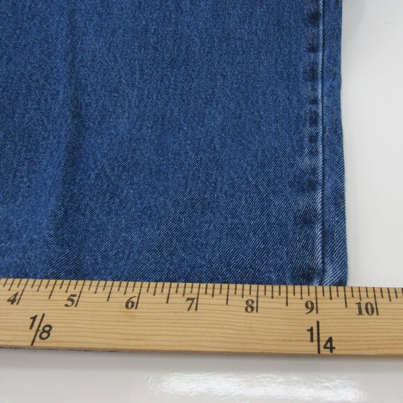 Levi Strauss & Co 550 Red Tab Men's High Rise Straight Leg Blue Jeans 48X31 - Picture 8 of 9